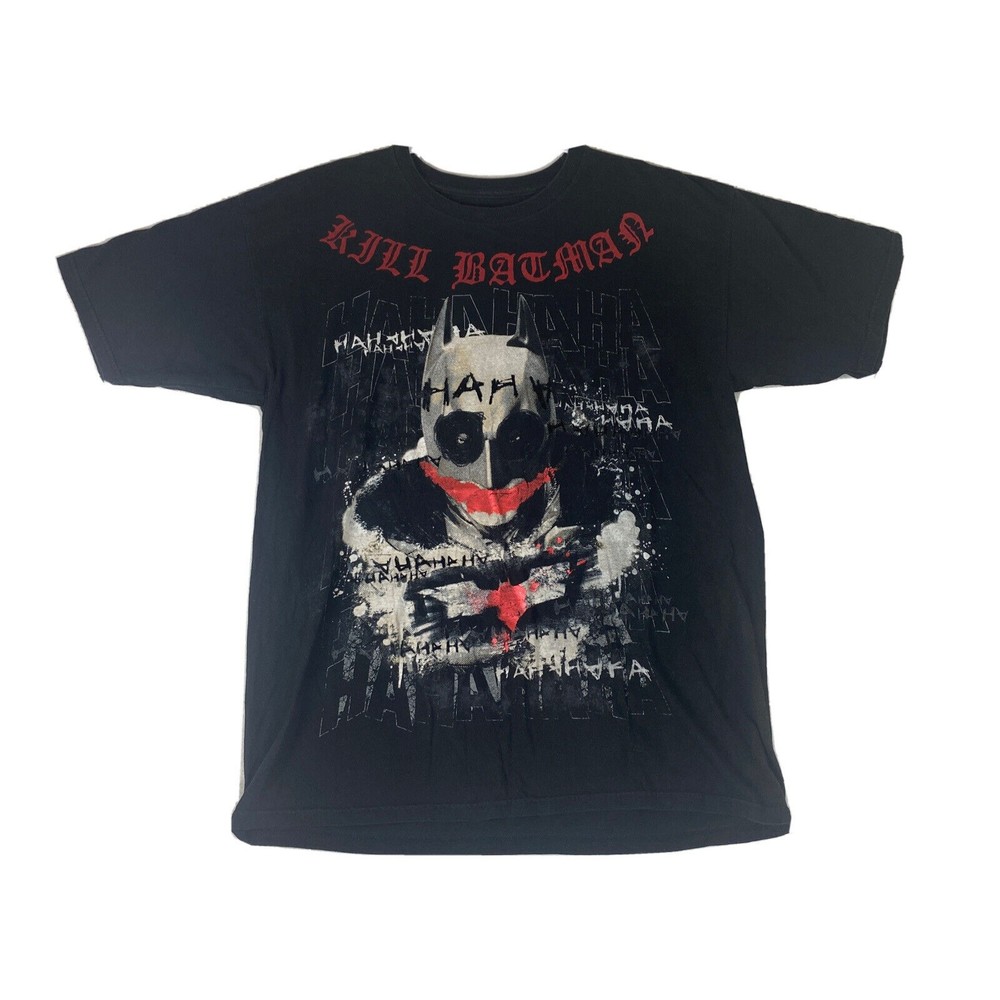 Ecko Unltd Kill Batman DC Comics Men’s Black T-Shirt - Large EUC GRUNGE
